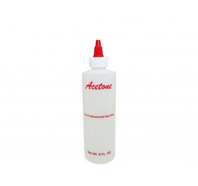 Empty Plastic Bottle Printed - Acetone 250ml
