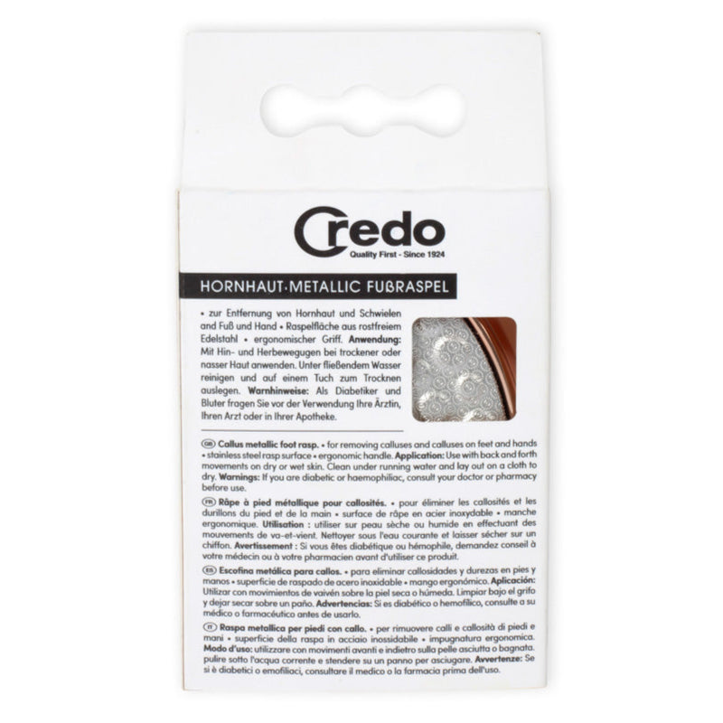 Credo - Callus Metallic Foot Rasp (Rose)