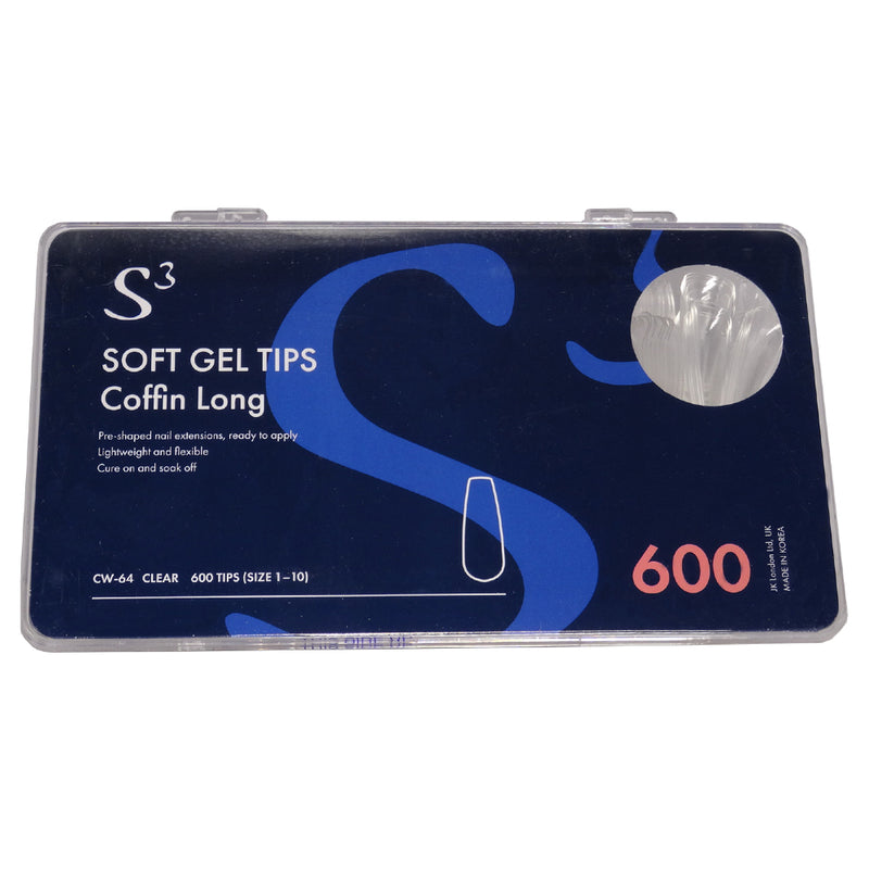 Soft Gel Tips - Coffin Long Box