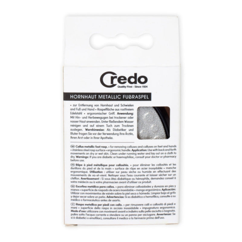 Credo Callus Metallic Foot Rasp 