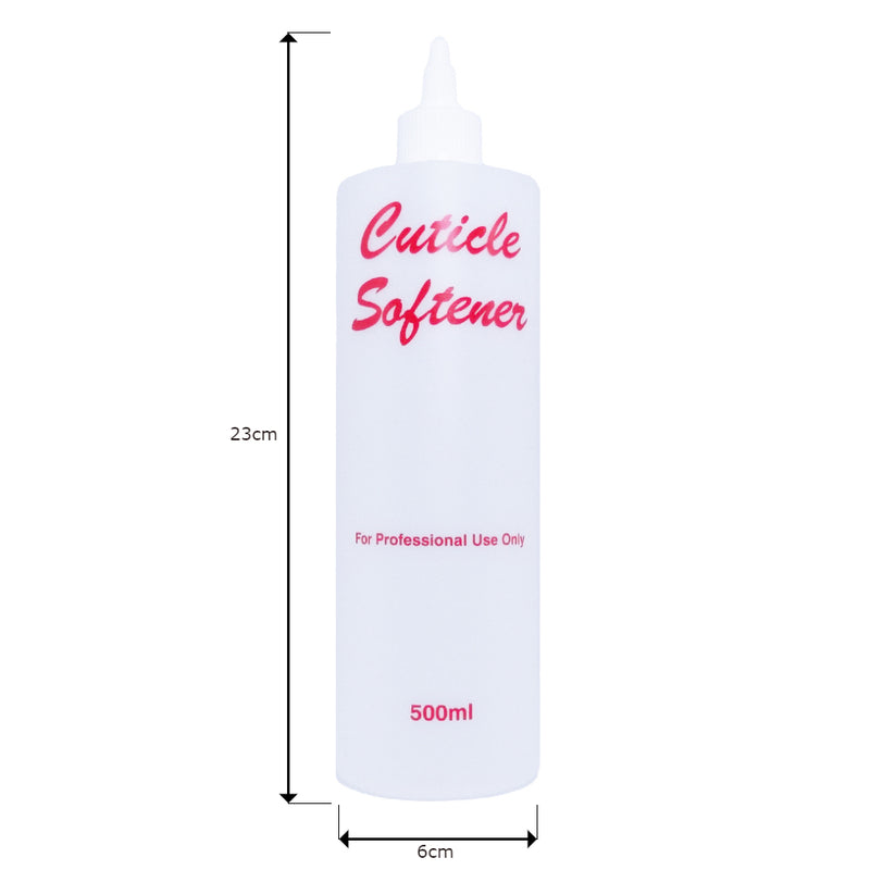 Empty Plastic Bottle Printed - Cuticle Softener 500ml