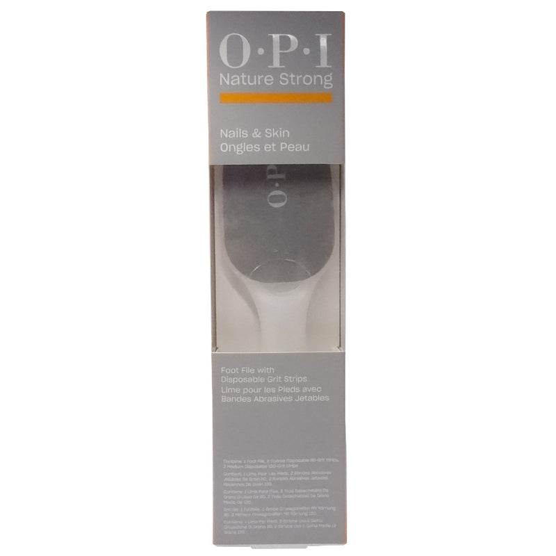 OPI Nature Strong Skincare - Dual Sided Foot File with Disposable Grit