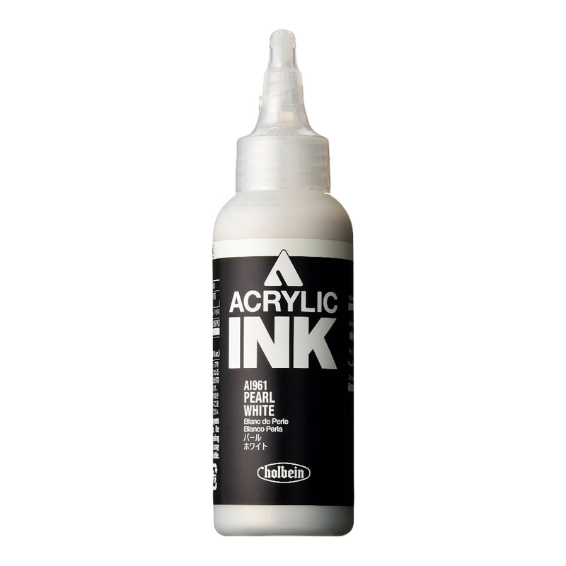 Horween Ink Holbein Acrylic Ink - Pearl White 100ml – JK London