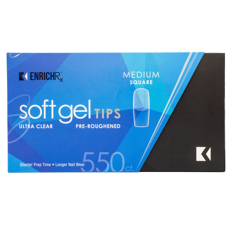 KUPA ENRICHRx Soft Gel Tips - Medium Square