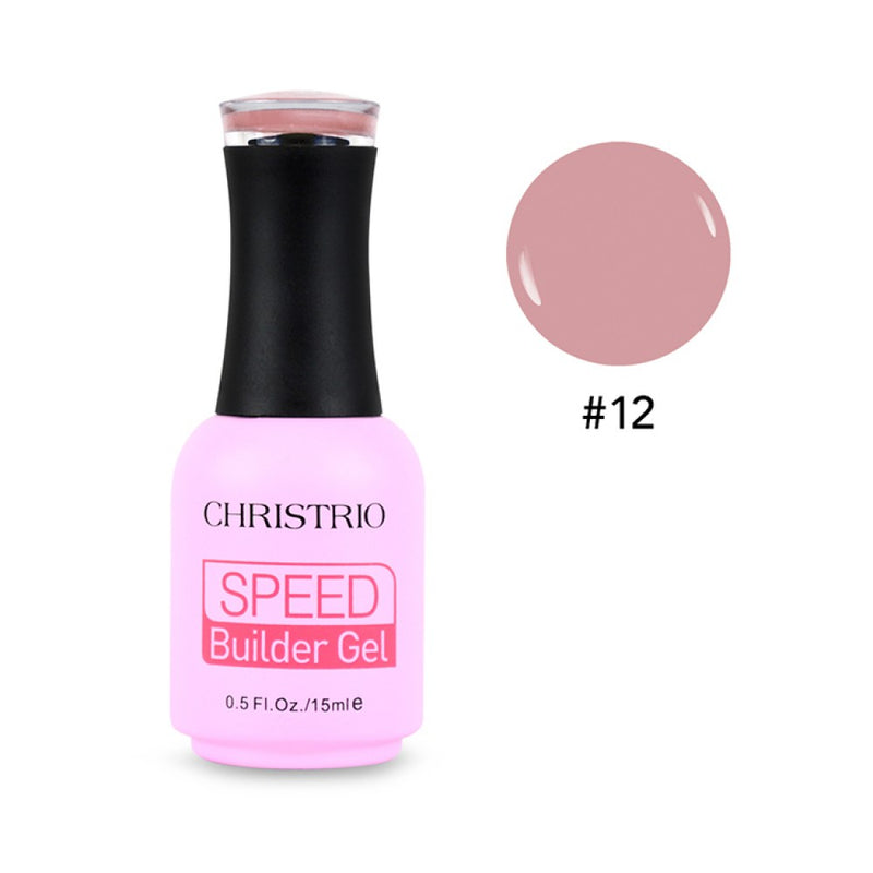 Christrio Speed Builder Gel 15ml - Nude 12