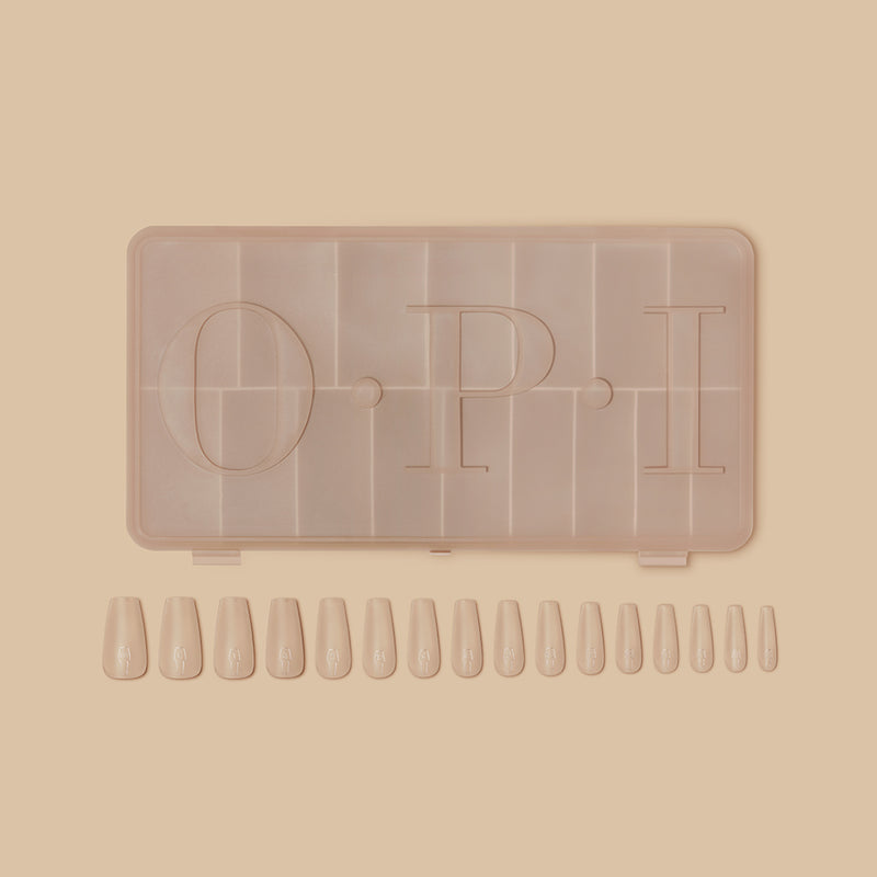 OPI Gelevate Soft Gel Tips - Medium Clear Coffin