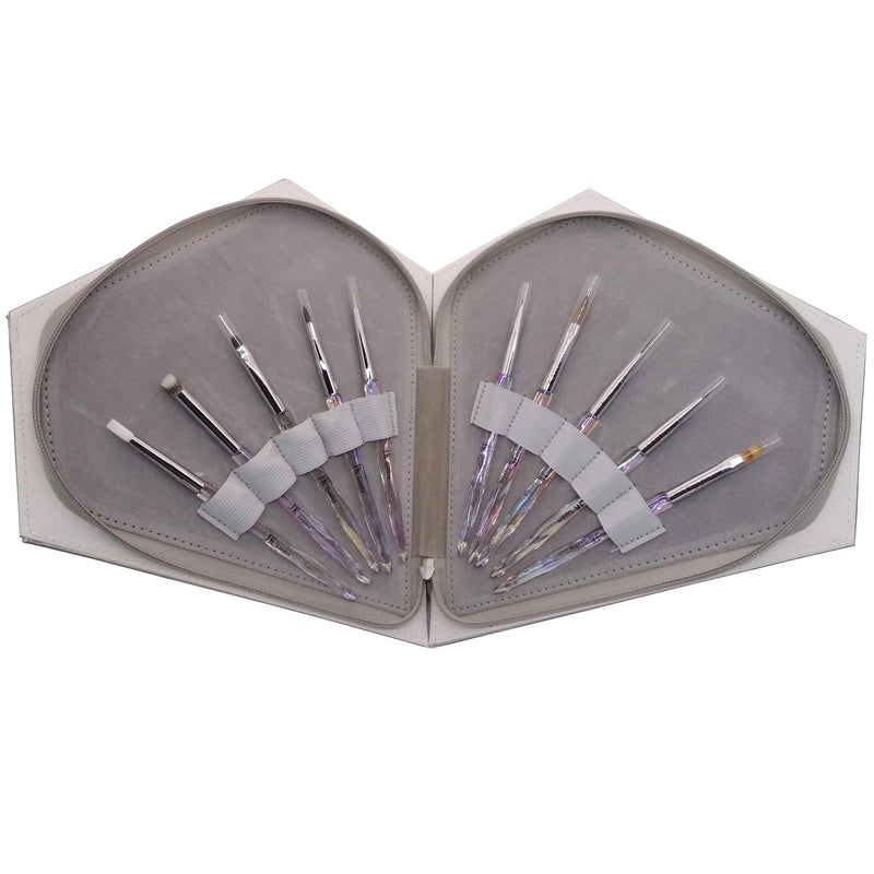 Nail Art Brushes - 10 Pack
