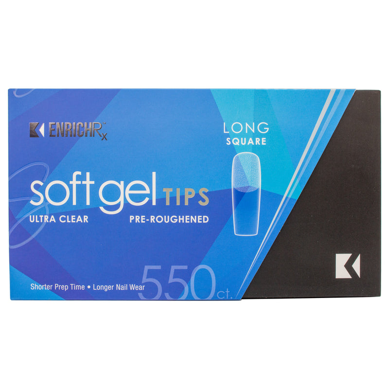 KUPA ENRICHRx Soft Gel Tips - Long Square