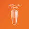 KUPA ENRICHRx Soft Gel Tips - Medium Coffin