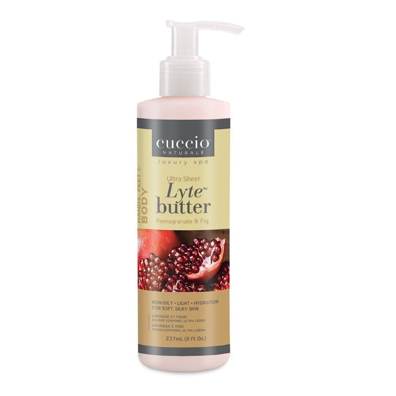 Cuccio Lyte Pomegranate & Fig Ultra Sheer Butter Lotion 237ml