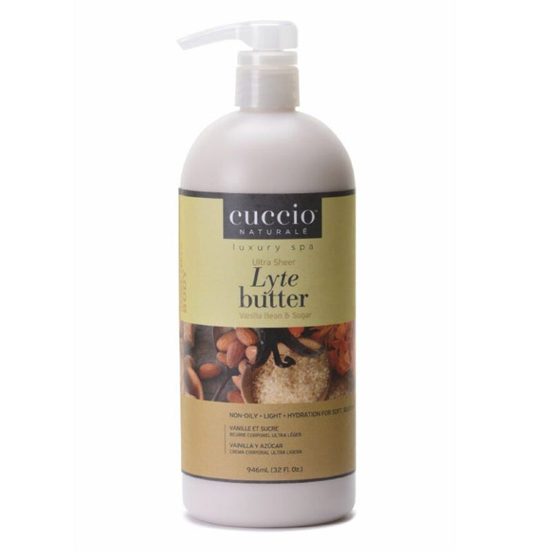 Cuccio Vanilla Bean & Sugar Ultra Sheer Butter Lotion 946ml