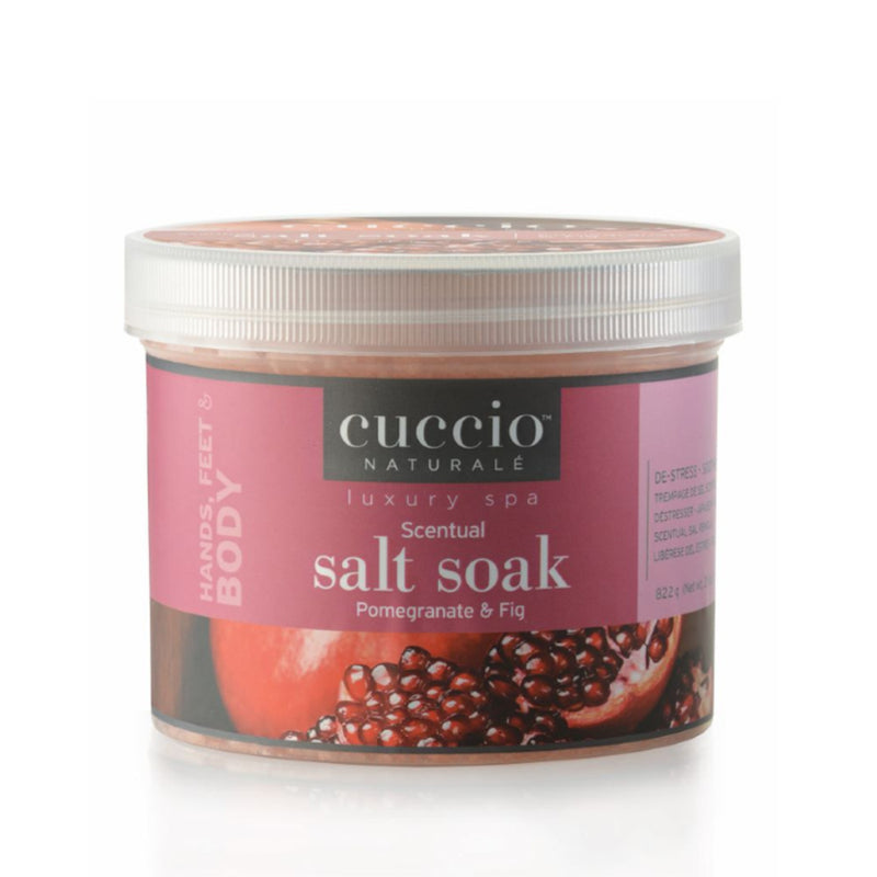 Cuccio Scentual Salt Soak Pomegranate & Fig 822g