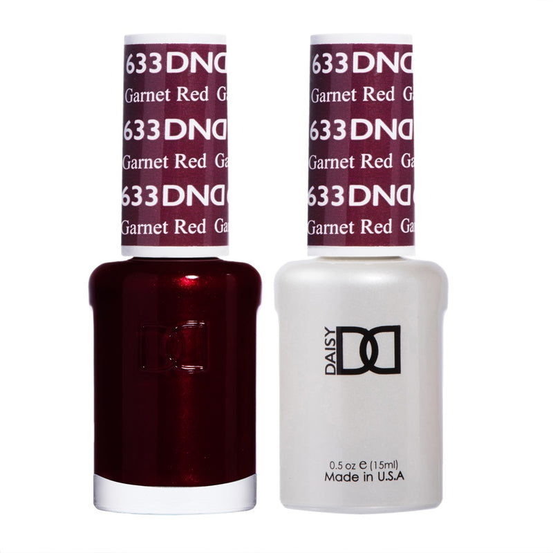 DND Gel Duo - Garnet Red (633)