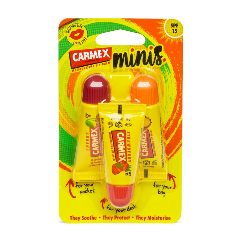 Carmex Mini Assorted Flavour (3pcs)