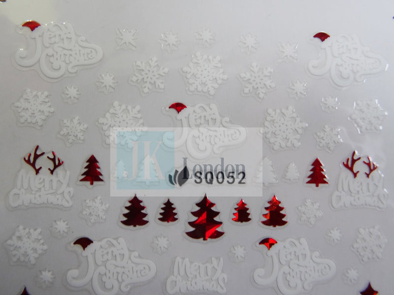 Christmas Nail Art Sticker