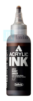 Holbein Acrylic Ink - Burnt Umber 100ml