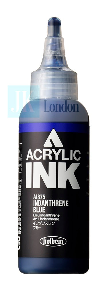 Holbein Acrylic Ink - Indanthrene Blue 100ml