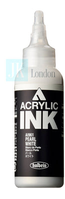 Holbein Acrylic Ink - Pearl White 100ml