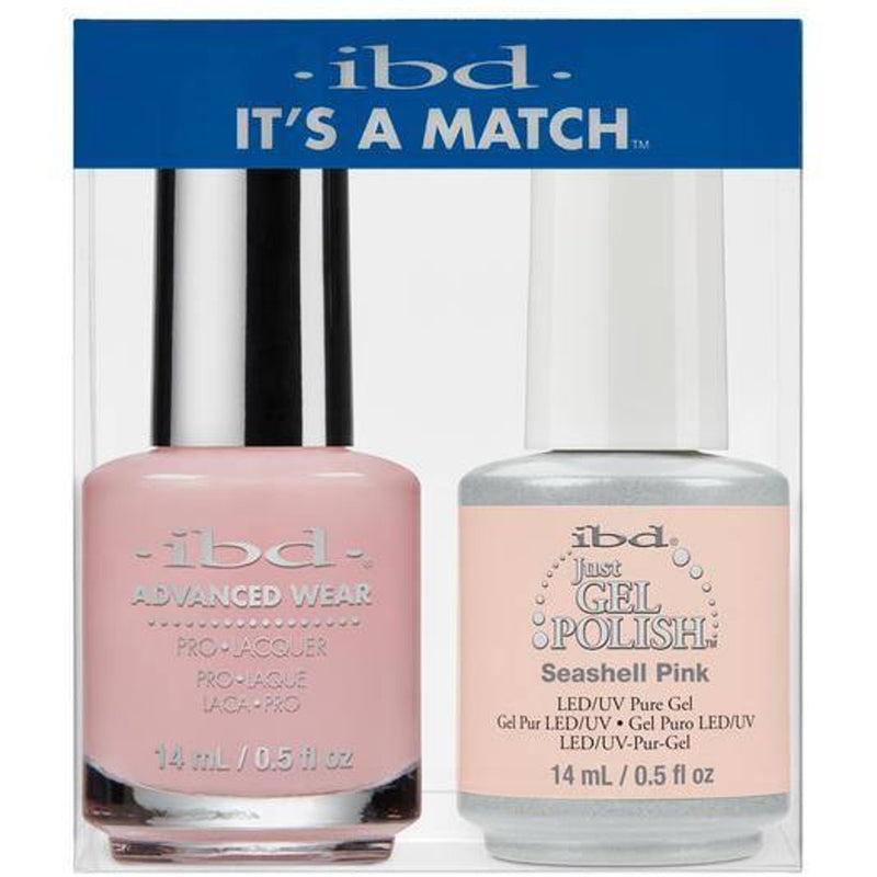 IBD Gel It's A Match Duo Set - Seashell Pink