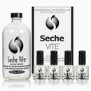 Seche Vite Top Coat 16oz + 0.5oz Refill Kit