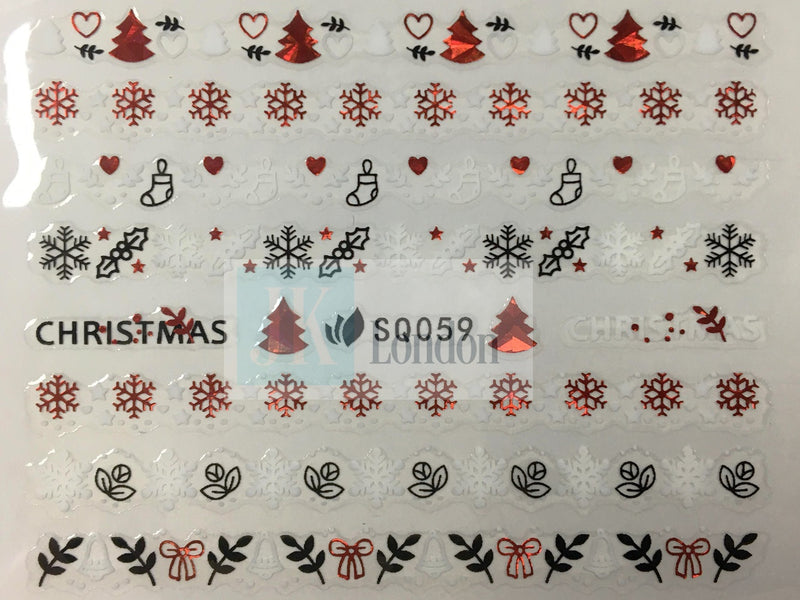 Christmas Nail Art Stickers