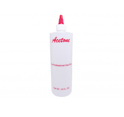 Empty Plastic Bottle Printed - Acetone 500ml